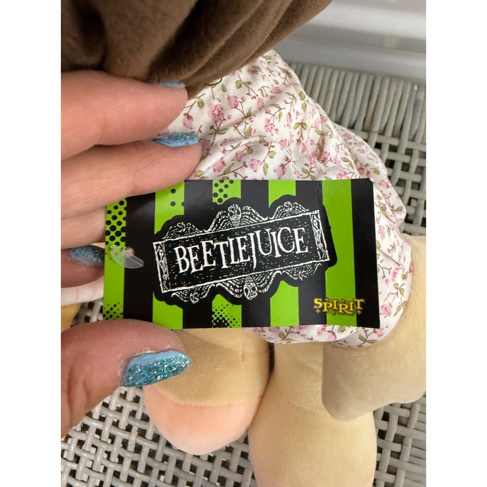 Beetlejuice Adam & Barbara Collectible VHTF Plush Set Spirit Halloween Exclusive - Picture 5 of 5